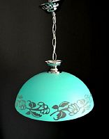 Светильник подвесной (Люстра) Мелодия Света 220В E27 Зеленая картинка 